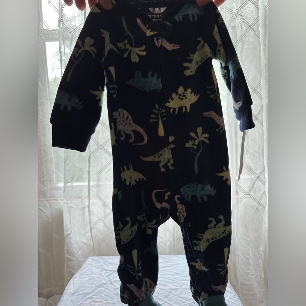 Carters Dinosaur Print Kids One Piece Pajama